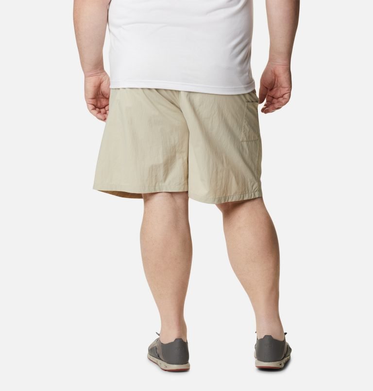 Men's Columbia PFG Backcast III Water Shorts Khaki | Plus Size CA-QCA16